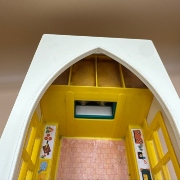 Vintage Fisher Price Little People Play Family Camper Top & Truck - see pics - Picture 11 of 11